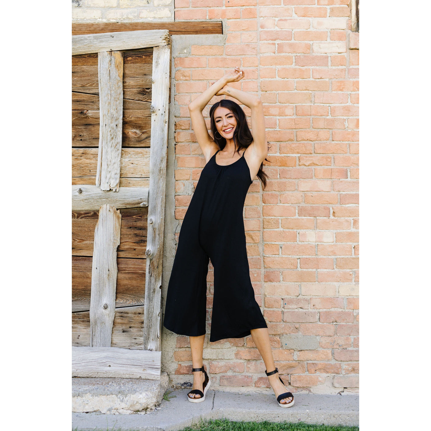 Good Better Best Cropped Tank Jumpsuit-W Dress-Graceful & Chic Boutique, Family Clothing Store in Waxahachie, Texas