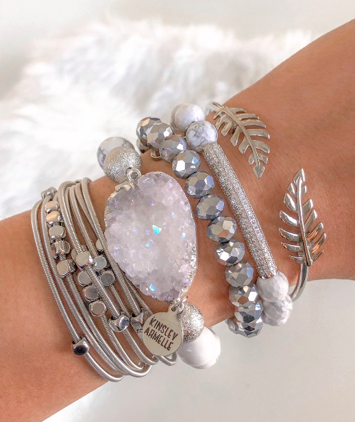 Halo Collection - Silver Sterling Bracelet-W Jewelry-Graceful & Chic Boutique, Family Clothing Store in Waxahachie, Texas