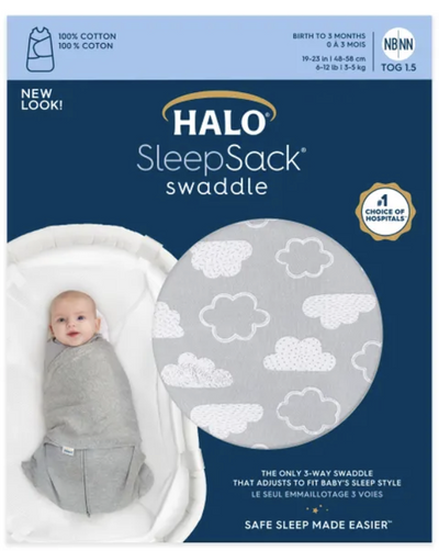 Halo Swaddle - Clouds-I Swaddle-Graceful & Chic Boutique, Family Clothing Store in Waxahachie, Texas