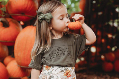 Hand Picked Pumpkins Tee-G Top-Graceful & Chic Boutique, Family Clothing Store in Waxahachie, Texas