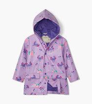 Hatley Playful Unicorns Color Changing Raincoat-G Jacket-Graceful & Chic Boutique, Family Clothing Store in Waxahachie, Texas