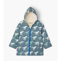 Hatley T-Rex Sherpa Lined Colour Changing Splash Jacket-B Top-Graceful & Chic Boutique, Family Clothing Store in Waxahachie, Texas