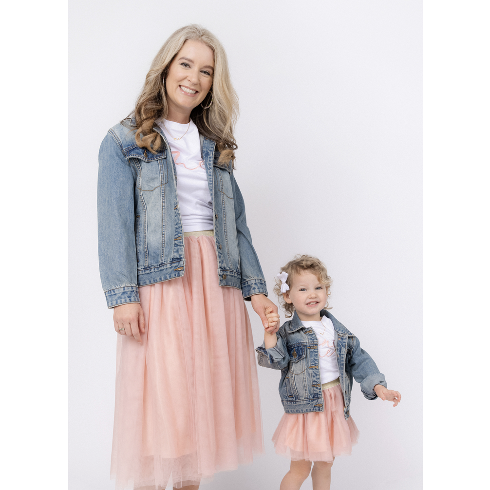 High Waisted Tulle Skirt - Blush Ladies | The Perfect Pair-W Bottom-Graceful & Chic Boutique, Family Clothing Store in Waxahachie, Texas