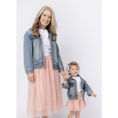 High Waisted Tulle Skirt - Blush Mini | The Perfect Pair-G Bottom-Graceful & Chic Boutique, Family Clothing Store in Waxahachie, Texas
