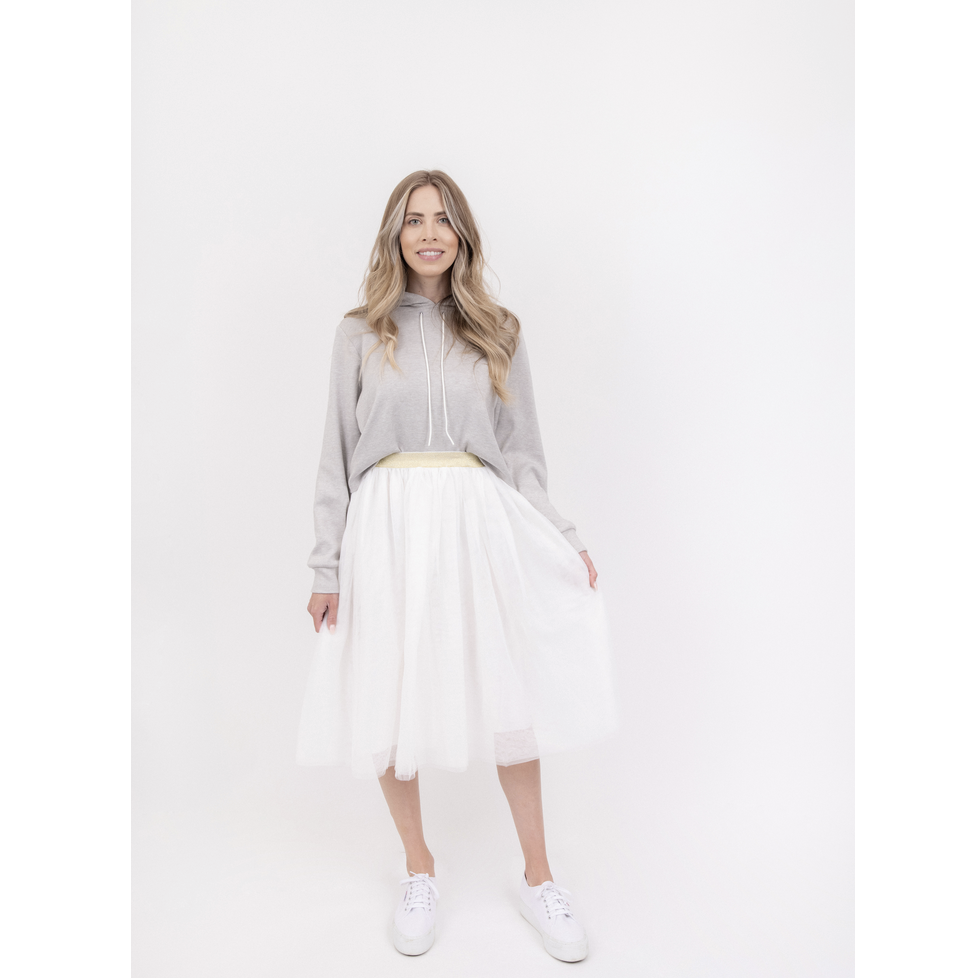 High Waisted Tulle Skirt - White Ladies | The Perfect Pair-W Bottom-Graceful & Chic Boutique, Family Clothing Store in Waxahachie, Texas