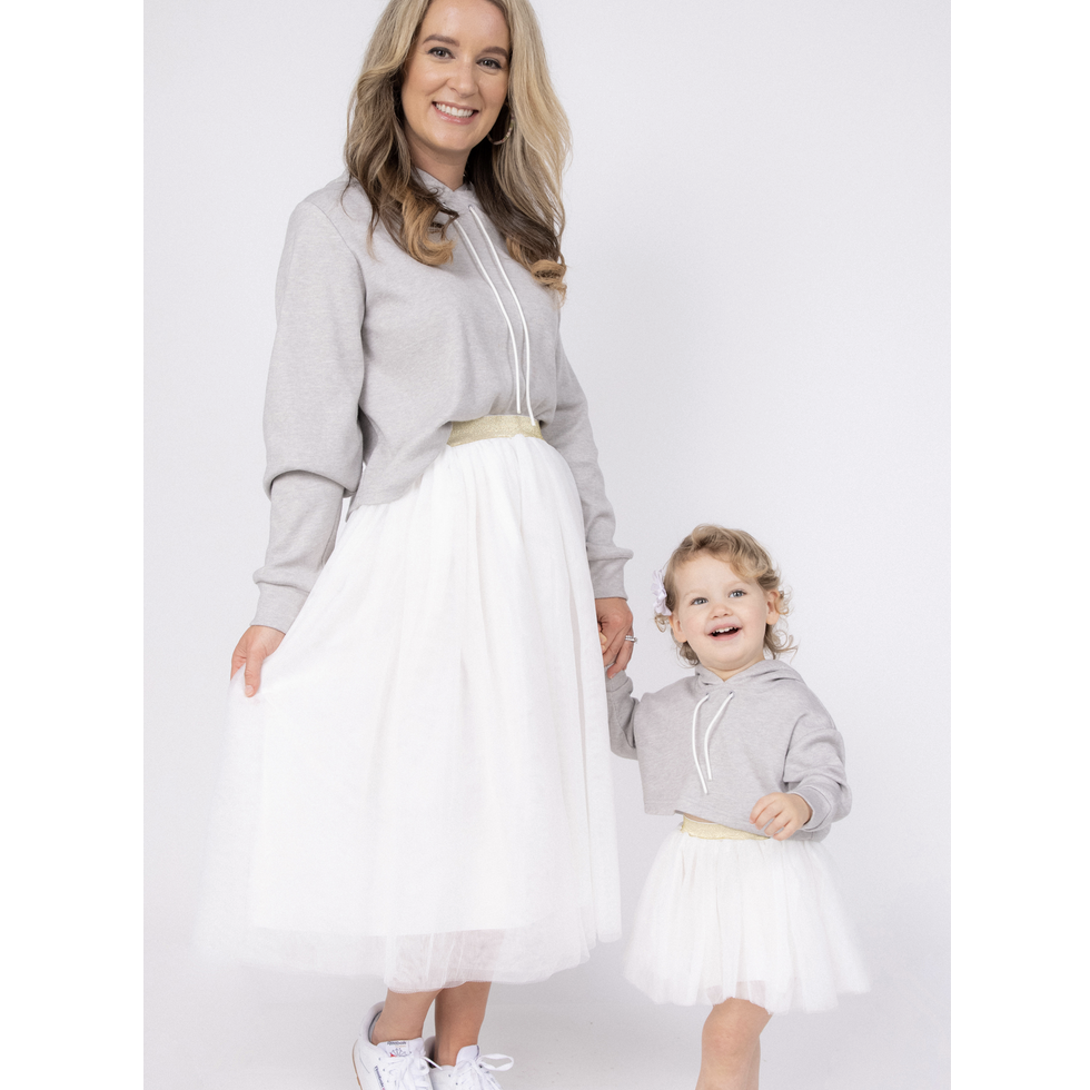High Waisted Tulle Skirt - White Mini | The Perfect Pair-G Bottom-Graceful & Chic Boutique, Family Clothing Store in Waxahachie, Texas
