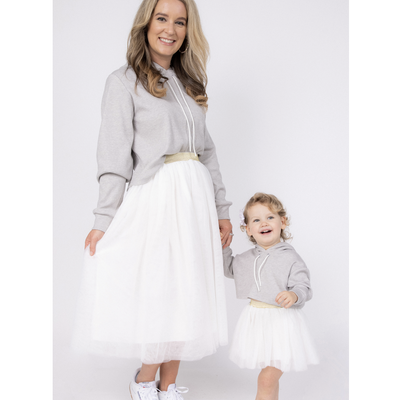 High Waisted Tulle Skirt - White Mini | The Perfect Pair-G Bottom-Graceful & Chic Boutique, Family Clothing Store in Waxahachie, Texas