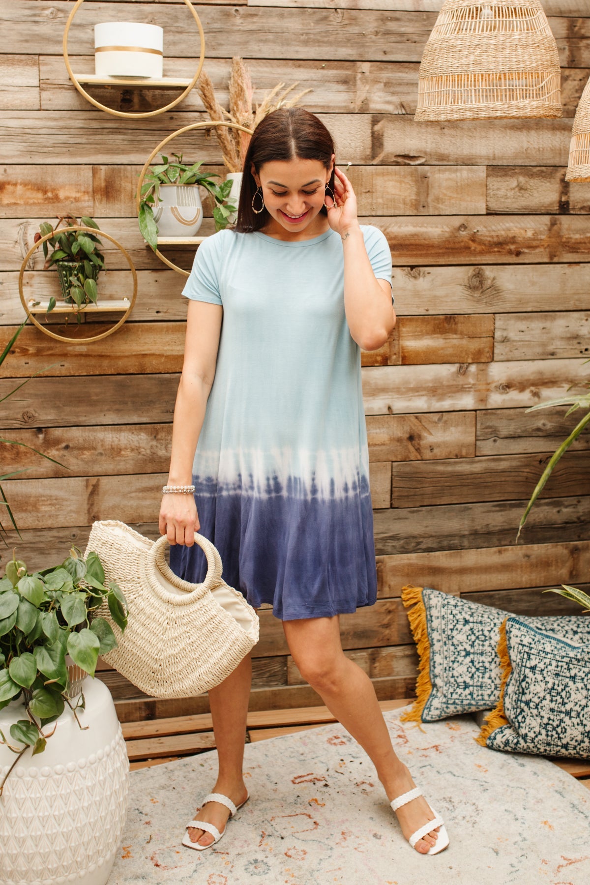 High & Low Tides Tie Dye Dress-Womens-Graceful & Chic Boutique, Family Clothing Store in Waxahachie, Texas