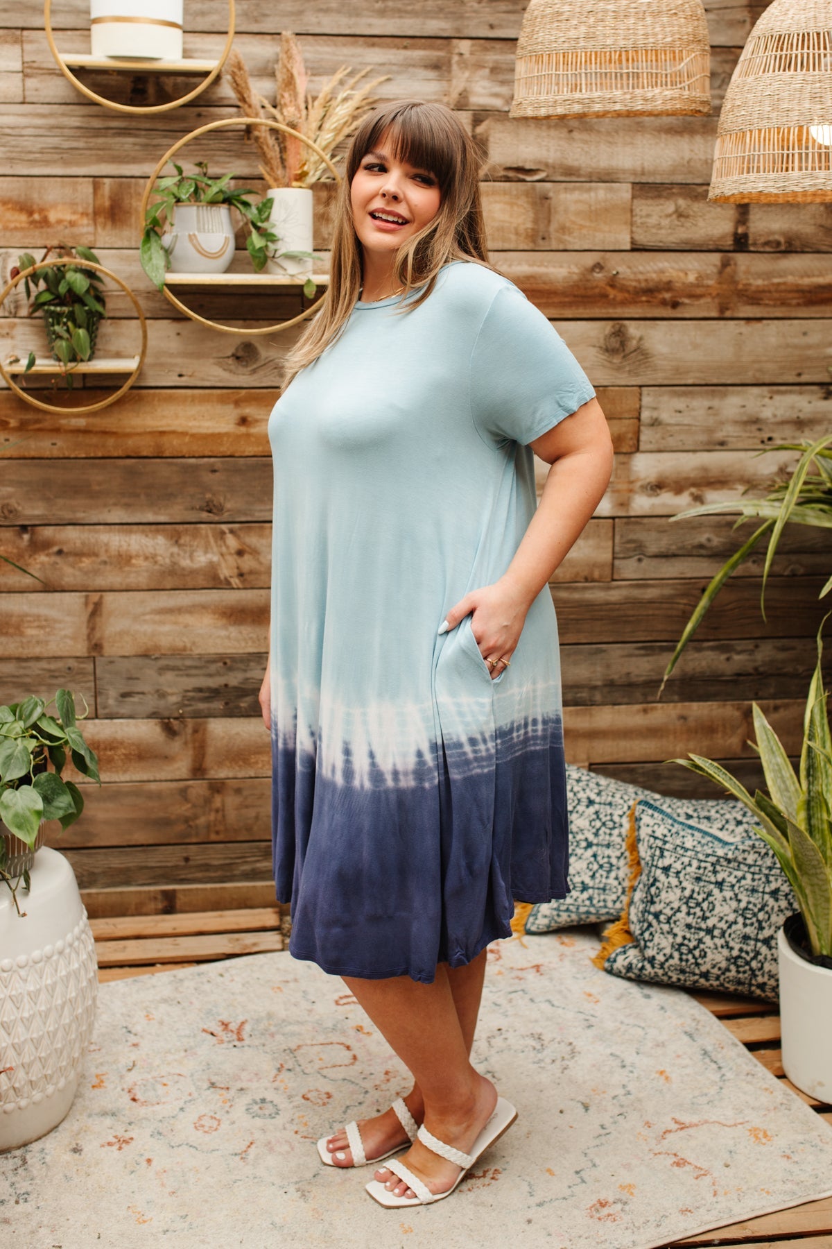 High & Low Tides Tie Dye Dress-Womens-Graceful & Chic Boutique, Family Clothing Store in Waxahachie, Texas