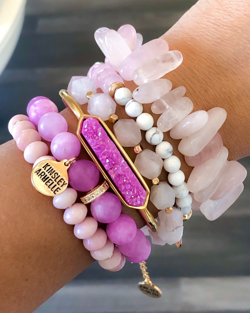 Holly Collection - Ballet Pink Bracelet-W Jewelry-Graceful & Chic Boutique, Family Clothing Store in Waxahachie, Texas
