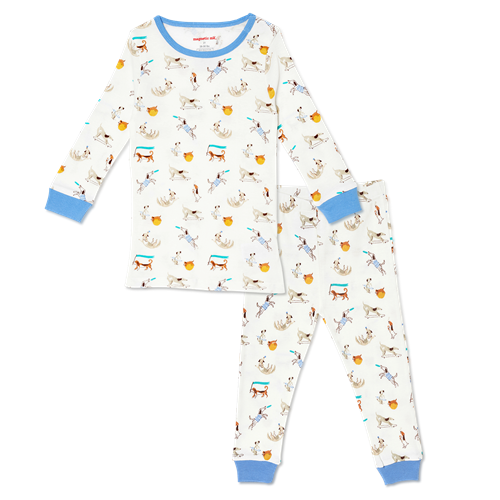 Howlarious Organic Cotton Magnetic Toddler PJs - Magnetic Me-G Pajama-Graceful & Chic Boutique, Family Clothing Store in Waxahachie, Texas