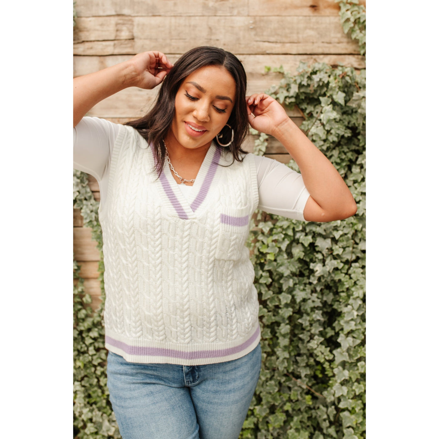 Power Girl Sweater Vest-Womens-Graceful & Chic Boutique, Family Clothing Store in Waxahachie, Texas