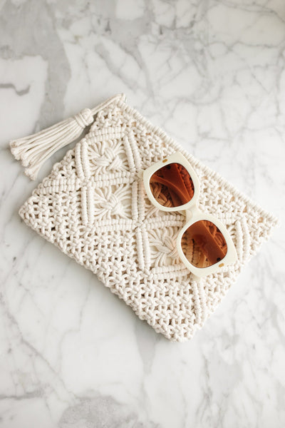 Gina Crochet Clutch-Womens-Graceful & Chic Boutique, Family Clothing Store in Waxahachie, Texas