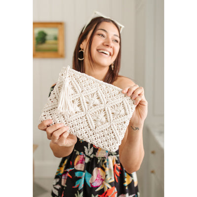 Gina Crochet Clutch-Womens-Graceful & Chic Boutique, Family Clothing Store in Waxahachie, Texas