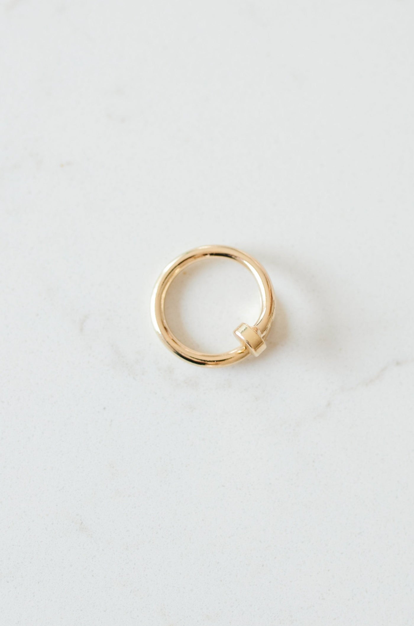 Twist Nail Ring In Gold-Womens-Graceful & Chic Boutique, Family Clothing Store in Waxahachie, Texas