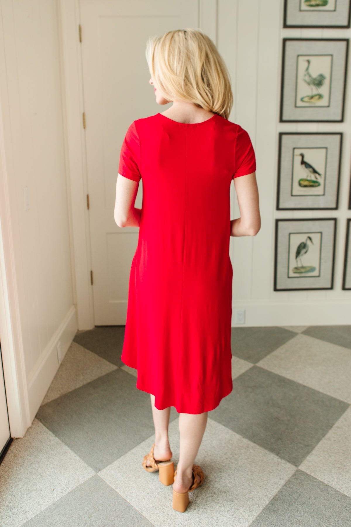 In the Now Dress in Red-Womens-Graceful & Chic Boutique, Family Clothing Store in Waxahachie, Texas