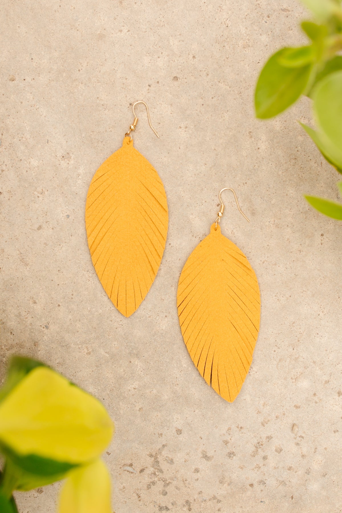 Jasmine Earrings in Mustard-Womens-Graceful & Chic Boutique, Family Clothing Store in Waxahachie, Texas
