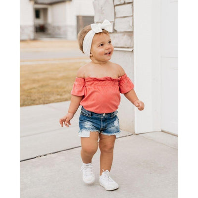 Karli Cold Shoulder Bubble Leotard - Bubblegum Pink-G Leotard-Graceful & Chic Boutique, Family Clothing Store in Waxahachie, Texas