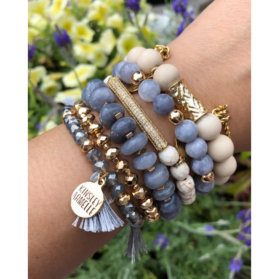 Keystone Collection - Navy Bracelet-W Jewelry-Graceful & Chic Boutique, Family Clothing Store in Waxahachie, Texas
