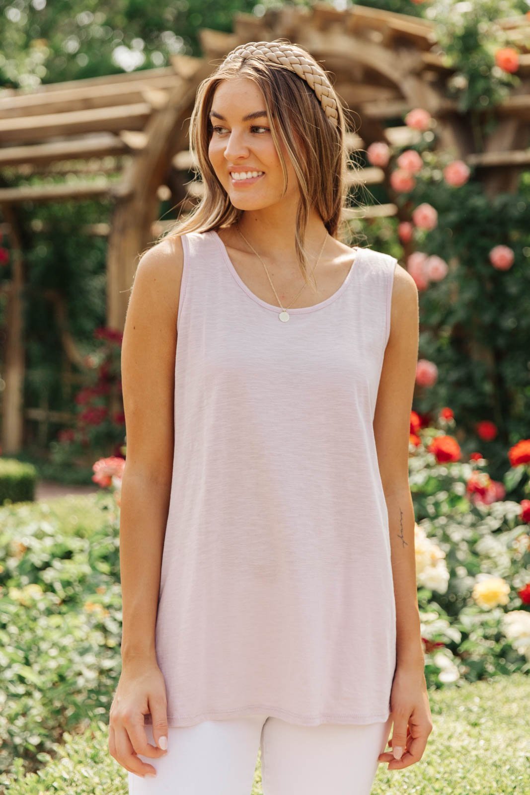 Lavender Fields Tank-W Top-Graceful & Chic Boutique, Family Clothing Store in Waxahachie, Texas