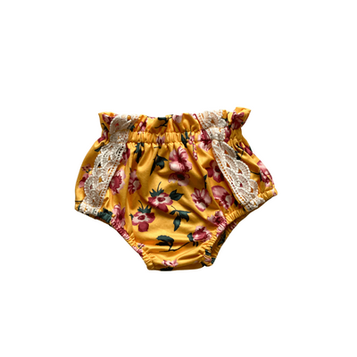 Leana Lace Front Bloomers - Sun Bloom Yellow-G Bottom-Graceful & Chic Boutique, Family Clothing Store in Waxahachie, Texas