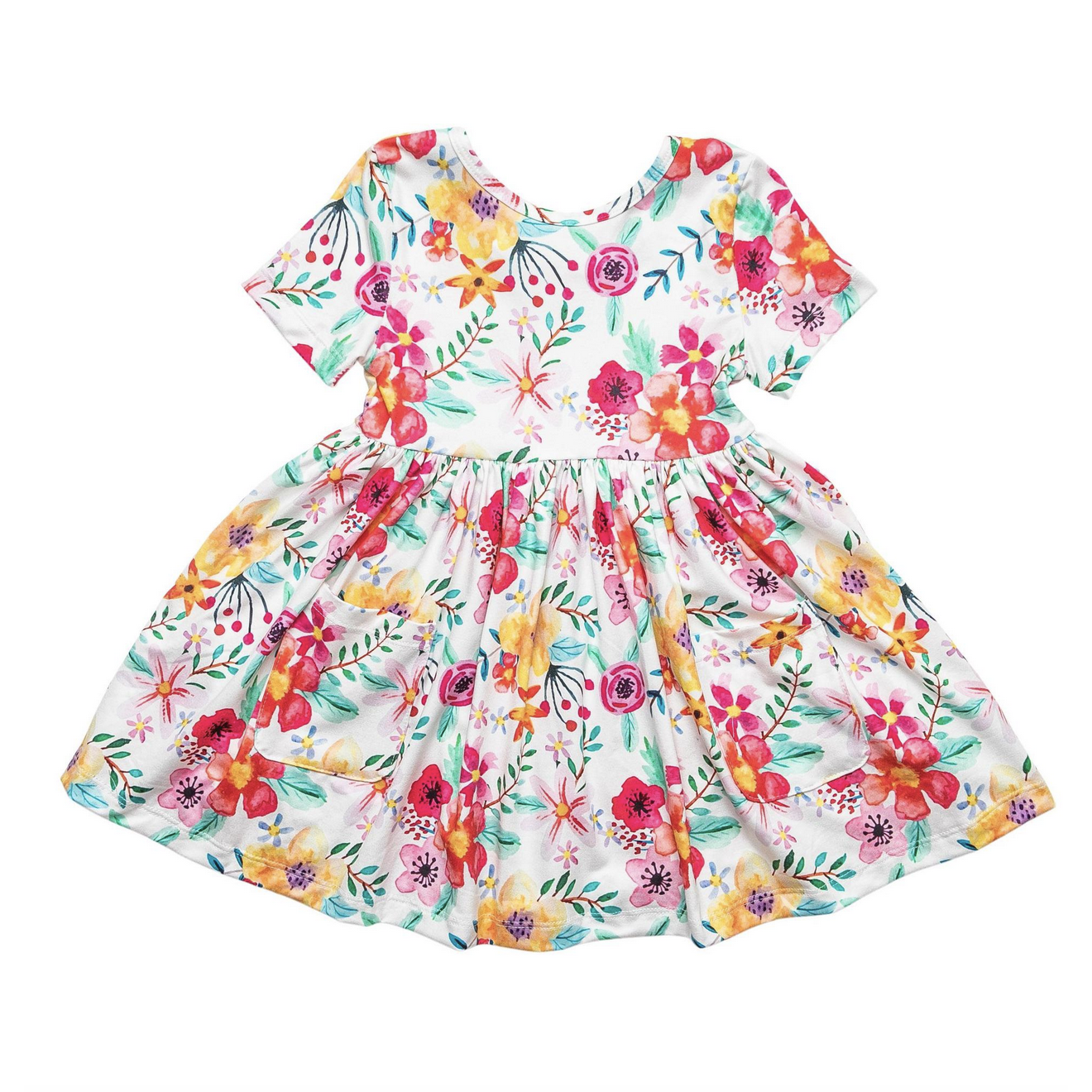 Life in Full Bloom Twirl Dress-G Dress-Graceful & Chic Boutique, Family Clothing Store in Waxahachie, Texas