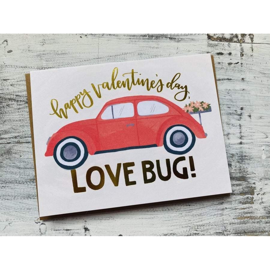 Love Bug Valentine's Day Greeting Card-N Gift-Graceful & Chic Boutique, Family Clothing Store in Waxahachie, Texas