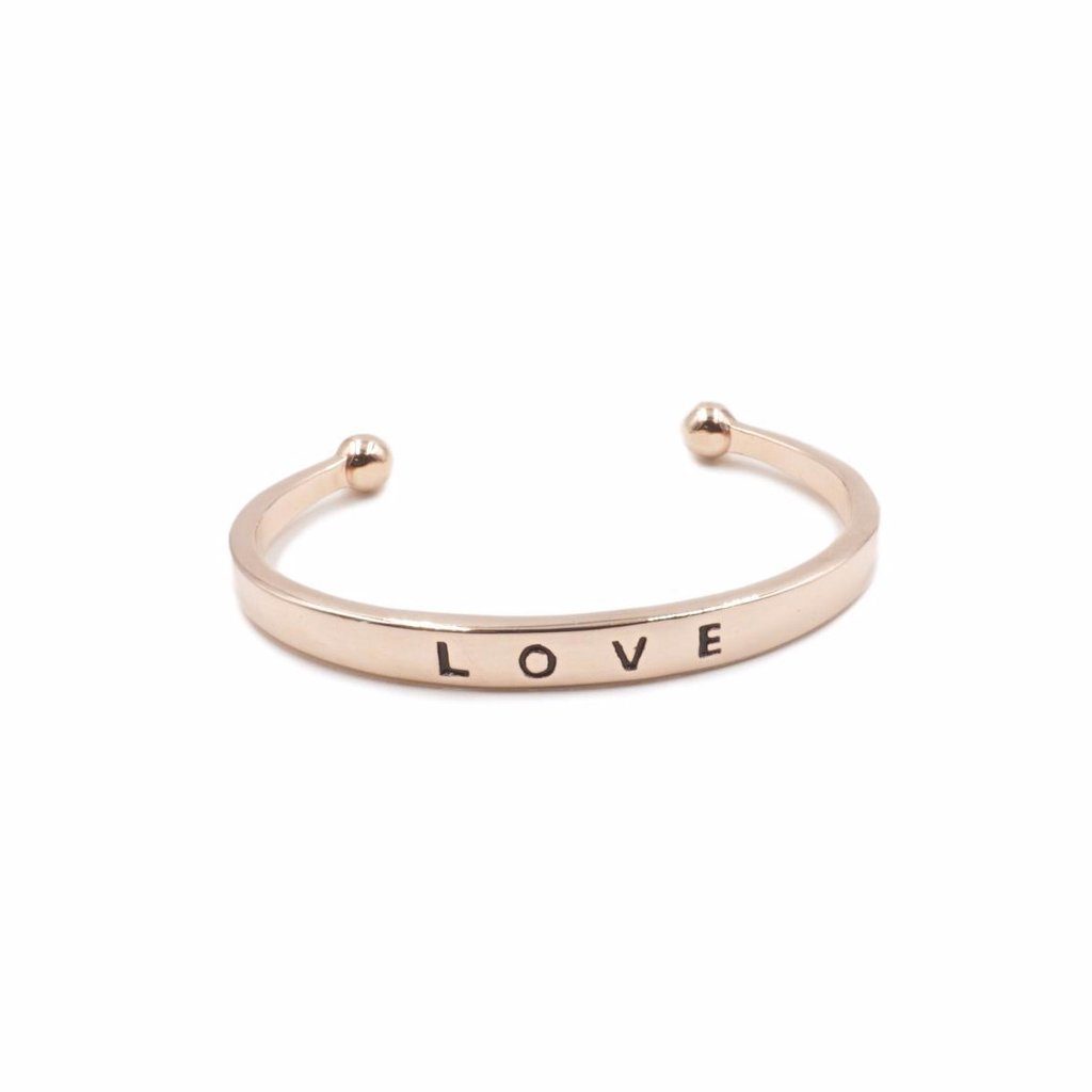 Love Collection - Rose Gold Bracelet-W Jewelry-Graceful & Chic Boutique, Family Clothing Store in Waxahachie, Texas