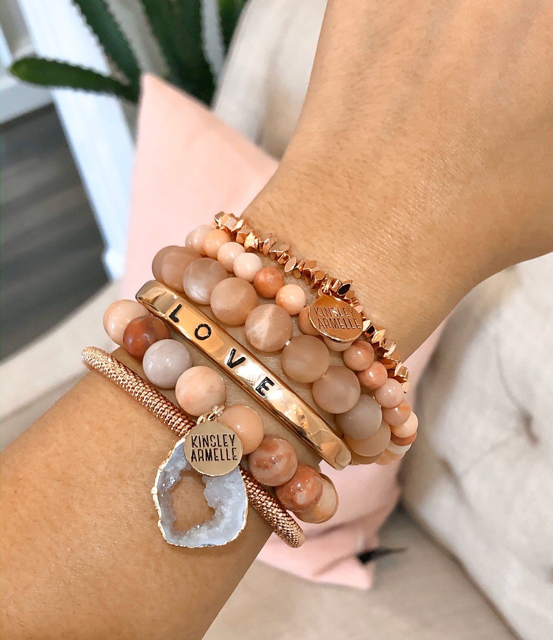 Love Collection - Rose Gold Bracelet-W Jewelry-Graceful & Chic Boutique, Family Clothing Store in Waxahachie, Texas