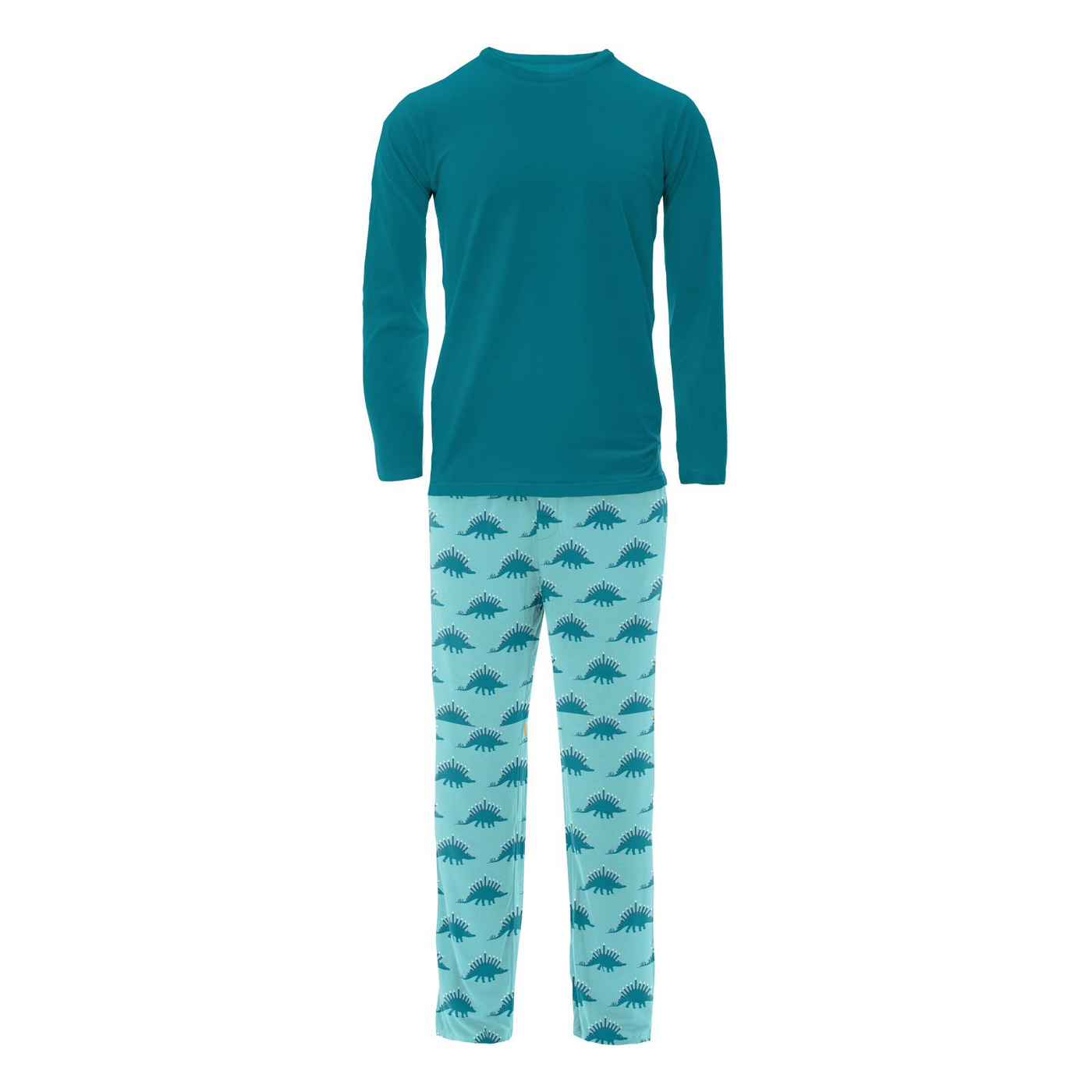 Men's Long Sleeve Pajama Set - Iceberg Menorahsaurus - KicKee Pants-M Pajama-Graceful & Chic Boutique, Family Clothing Store in Waxahachie, Texas