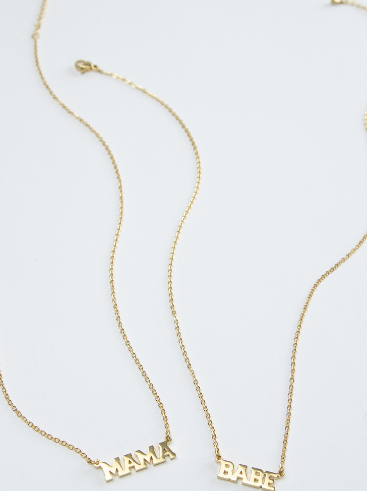 Mama + Babe Necklace Set | The Perfect Pair-W Jewelry-Graceful & Chic Boutique, Family Clothing Store in Waxahachie, Texas