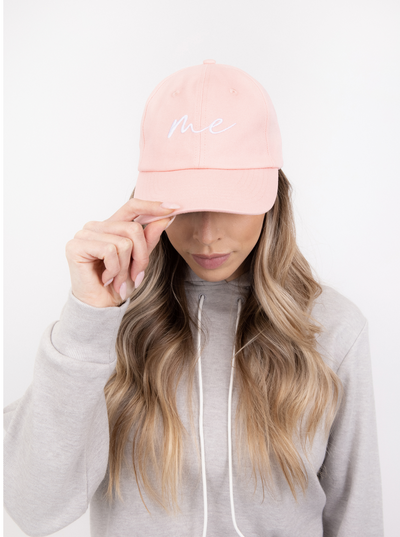 Me Embroidered Light Pink Cap - Ladies | The Perfect Pair-W Hat-Graceful & Chic Boutique, Family Clothing Store in Waxahachie, Texas