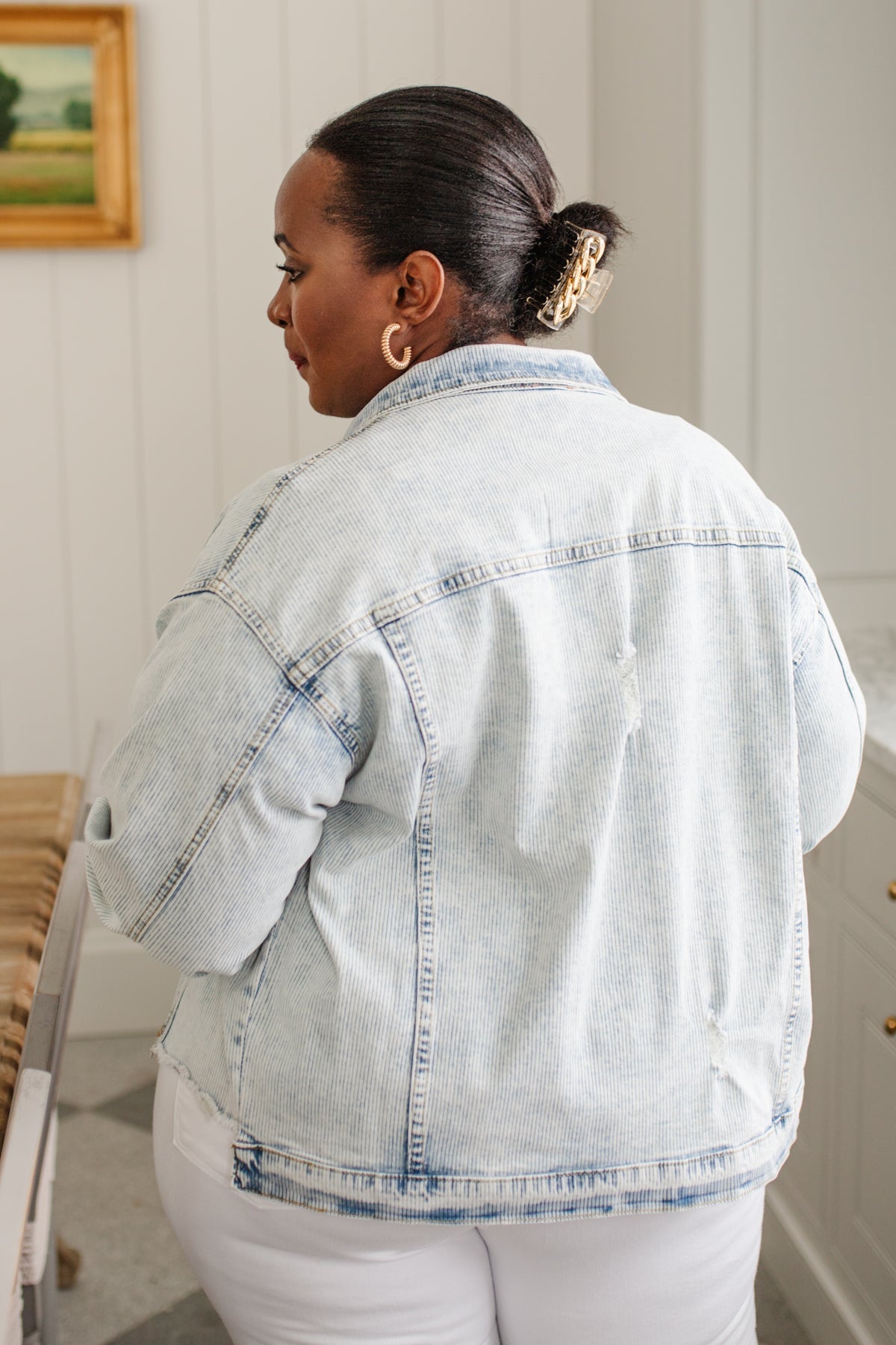 Miles Between Us Denim Jacket-Womens-Graceful & Chic Boutique, Family Clothing Store in Waxahachie, Texas