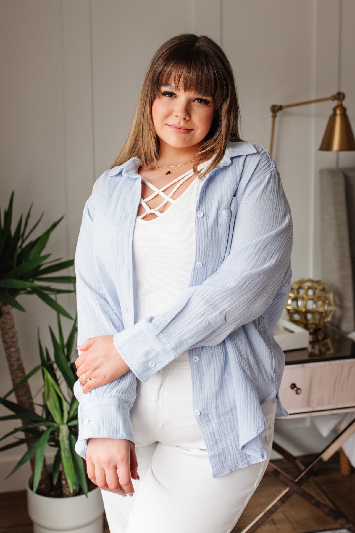 No Doubts Button Up-Womens-Graceful & Chic Boutique, Family Clothing Store in Waxahachie, Texas