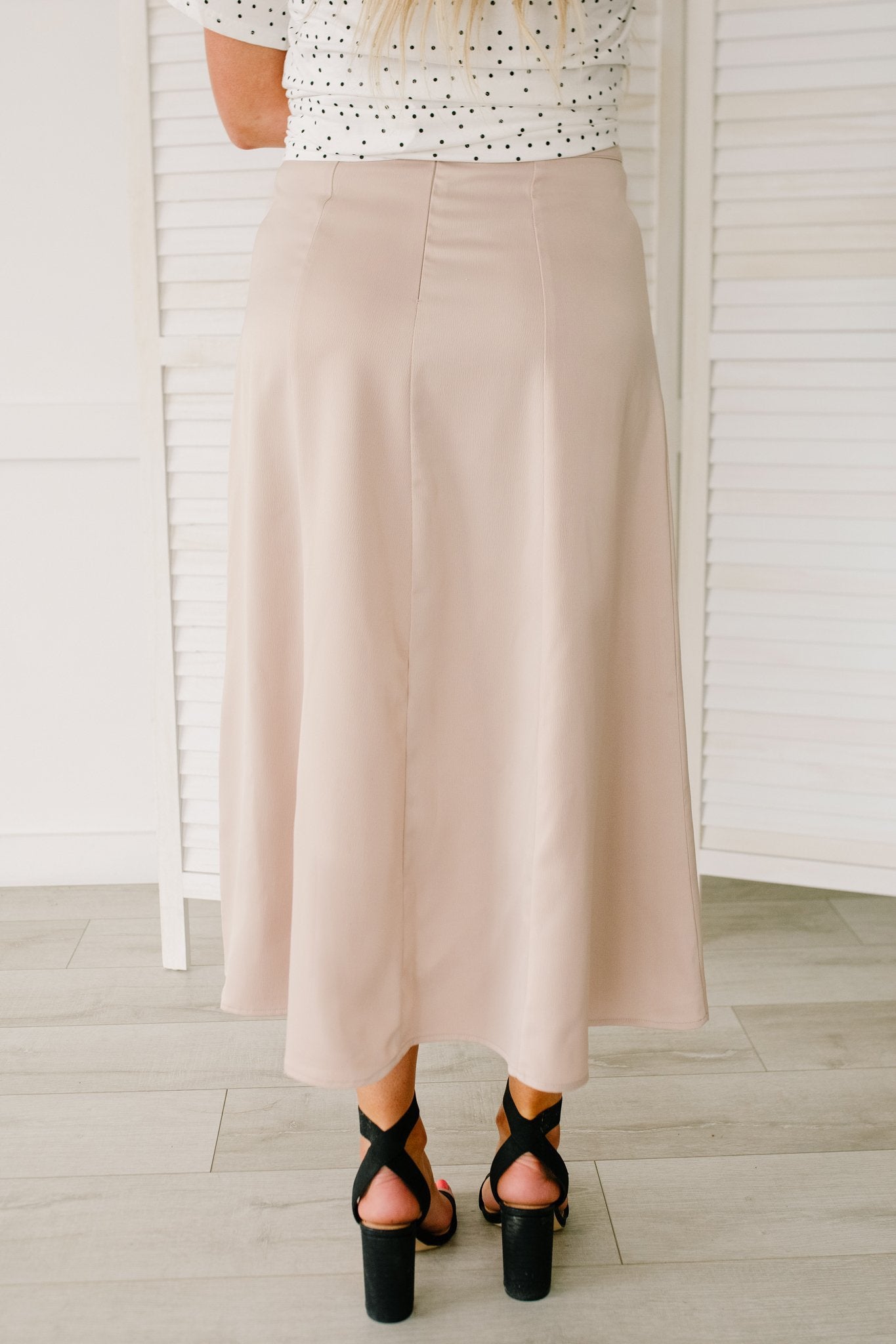 Once Upon a Time Skirt in Champagne-W Bottom-Graceful & Chic Boutique, Family Clothing Store in Waxahachie, Texas