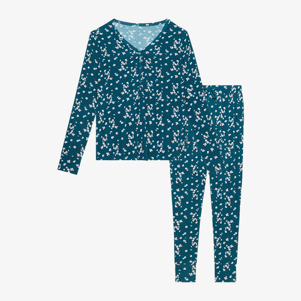 Adriana Women Long Sleeve Pajama Set - Posh Peanut-W Pajama-Graceful & Chic Boutique, Family Clothing Store in Waxahachie, Texas