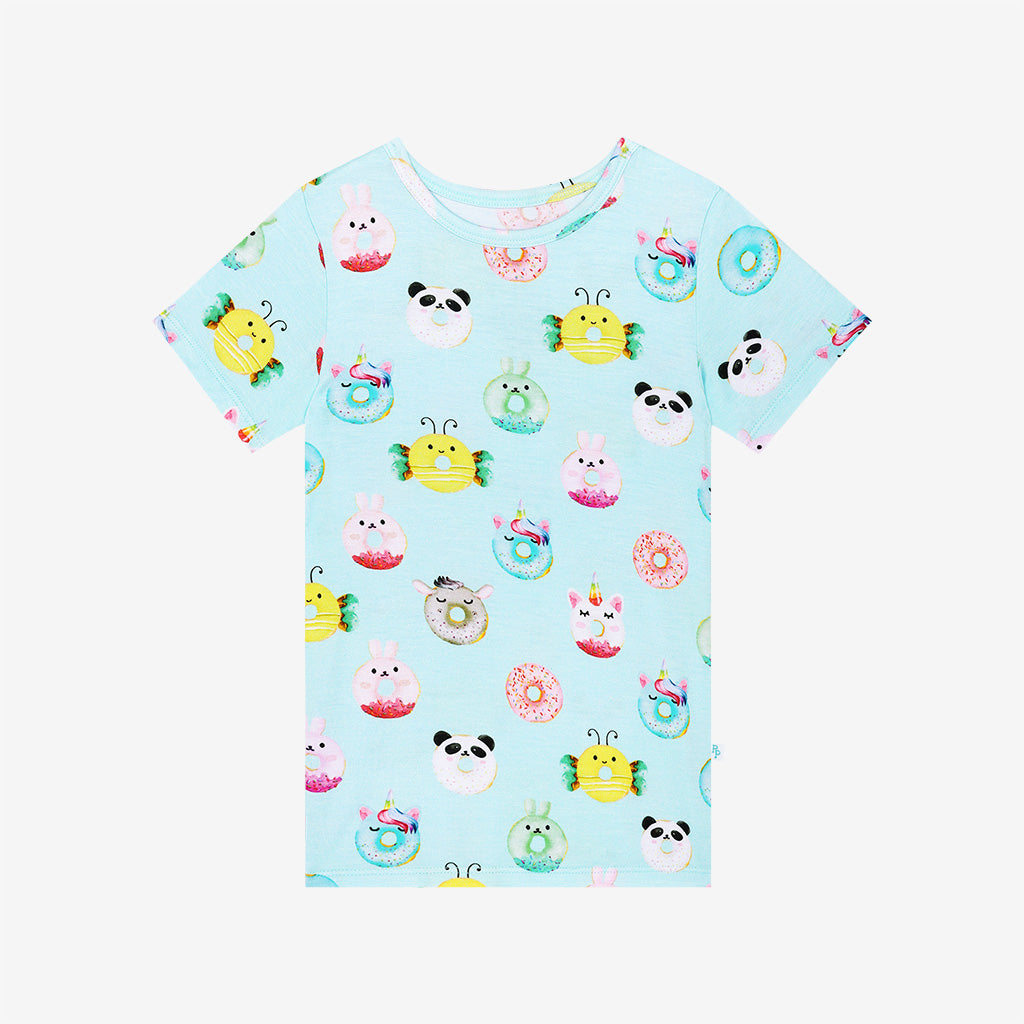 Donuts Short Sleeve Basic Pajamas - Posh Peanut | The Perfect Pair-K Pajamas-Graceful & Chic Boutique, Family Clothing Store in Waxahachie, Texas