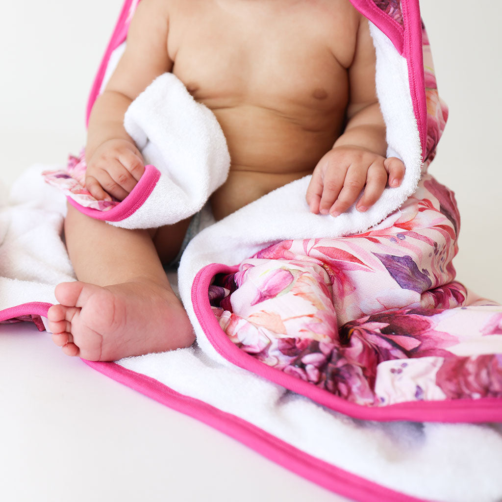 Amira Ruffled Hooded Towel - Posh Peanut-I Essentials-Graceful & Chic Boutique, Family Clothing Store in Waxahachie, Texas