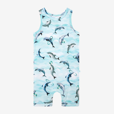 Skipper Racerback Short Romper - Posh Peanut-B Romper-Graceful & Chic Boutique, Family Clothing Store in Waxahachie, Texas