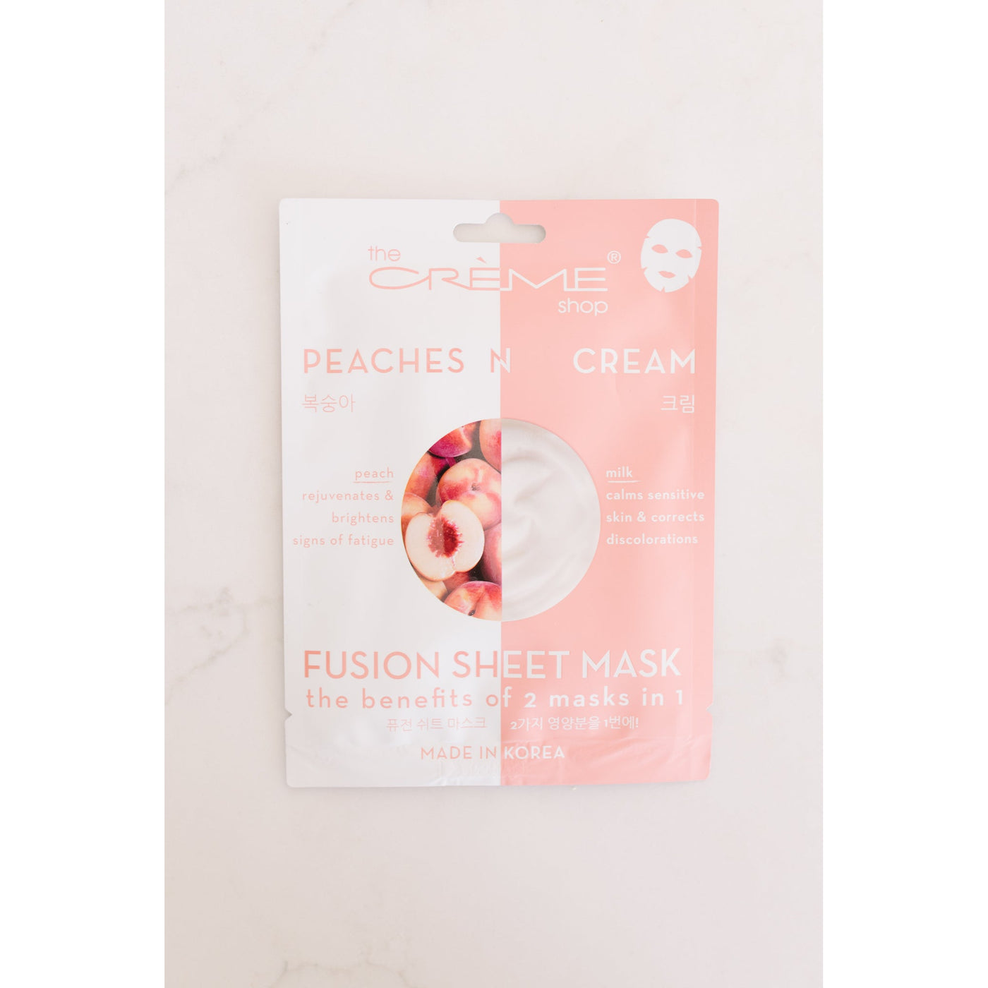 Peaches N' Cream Sheet Mask-Womens-Graceful & Chic Boutique, Family Clothing Store in Waxahachie, Texas
