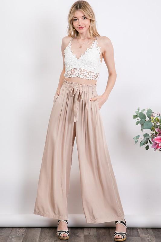 Perfectly Pleated Palazzo Pants-W Bottom-Graceful & Chic Boutique, Family Clothing Store in Waxahachie, Texas