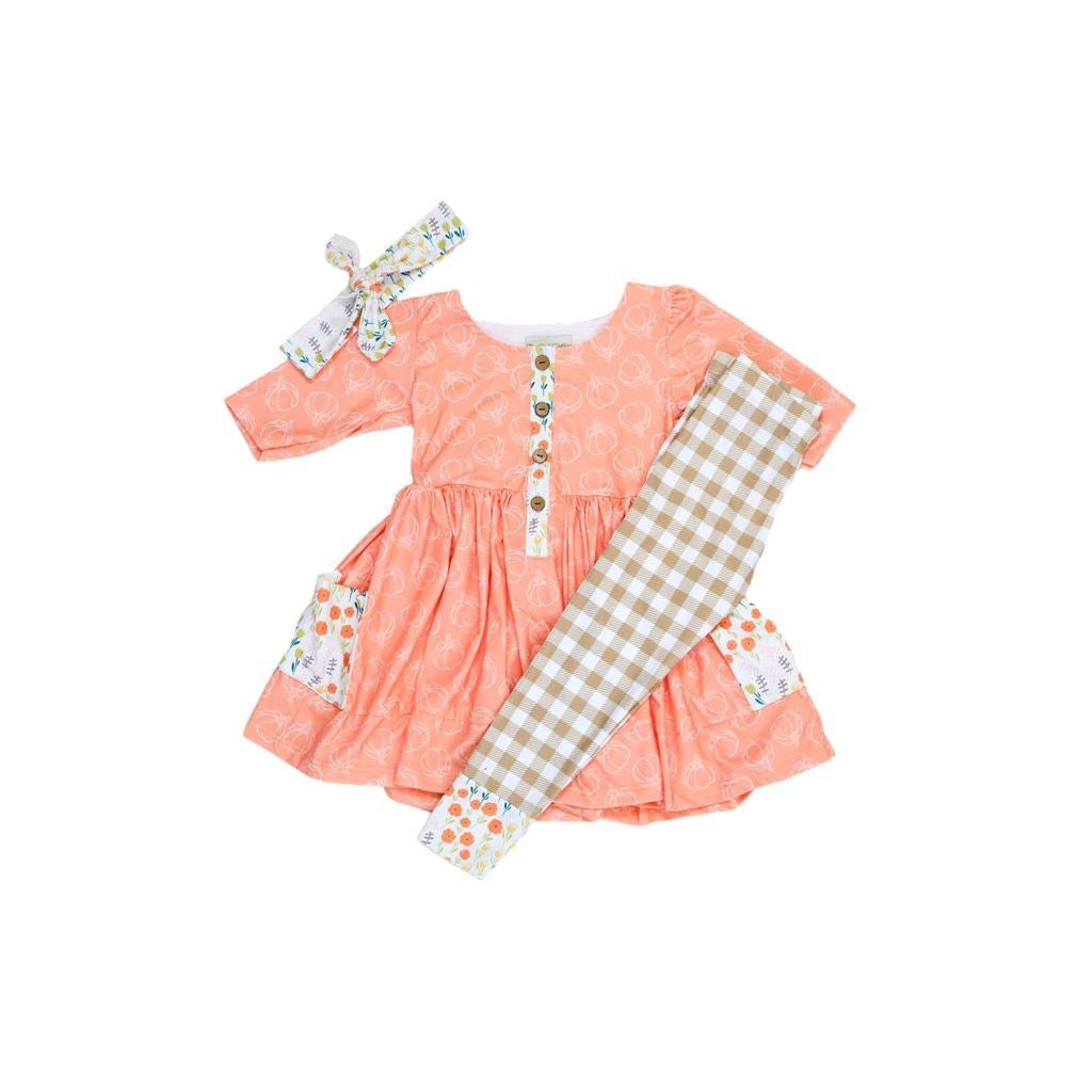 Picnic Play Set - Pumpkin Pie-G Set-Graceful & Chic Boutique, Family Clothing Store in Waxahachie, Texas