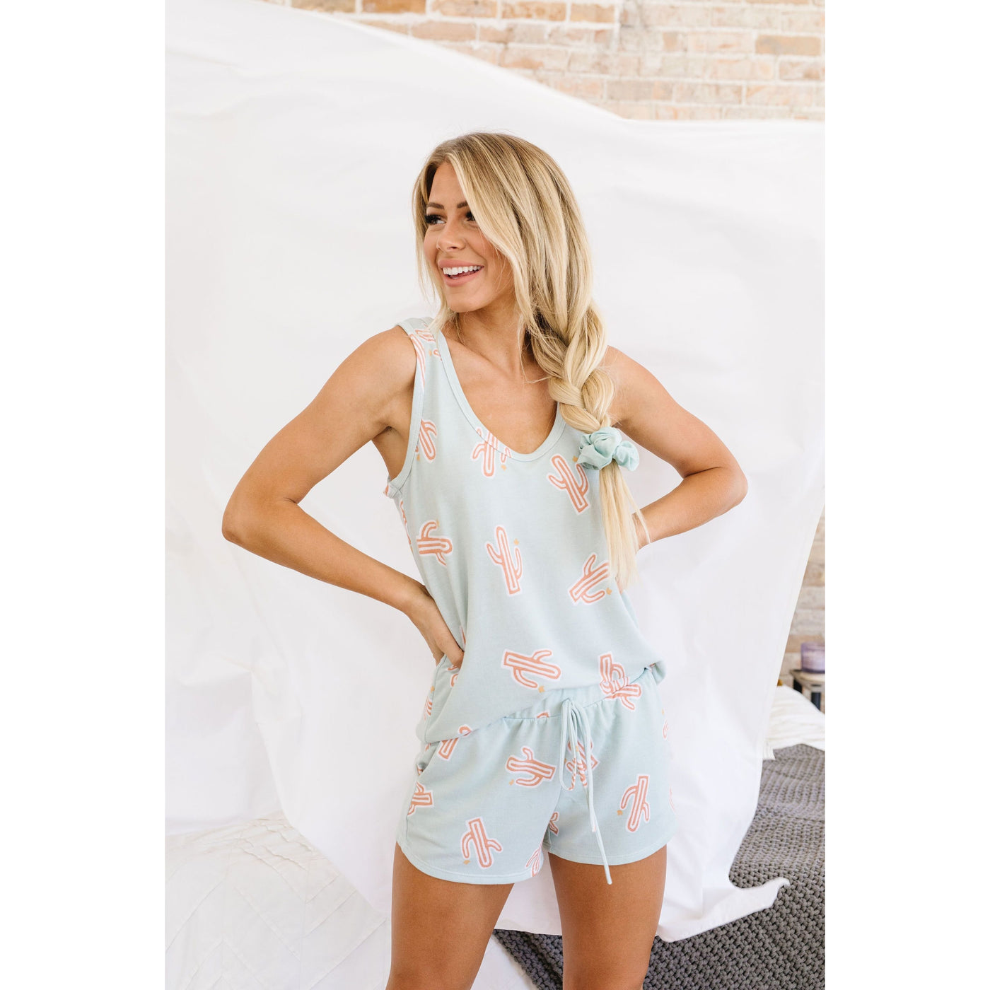 Prickly But Soft Tank In Mint-W Dress-Graceful & Chic Boutique, Family Clothing Store in Waxahachie, Texas