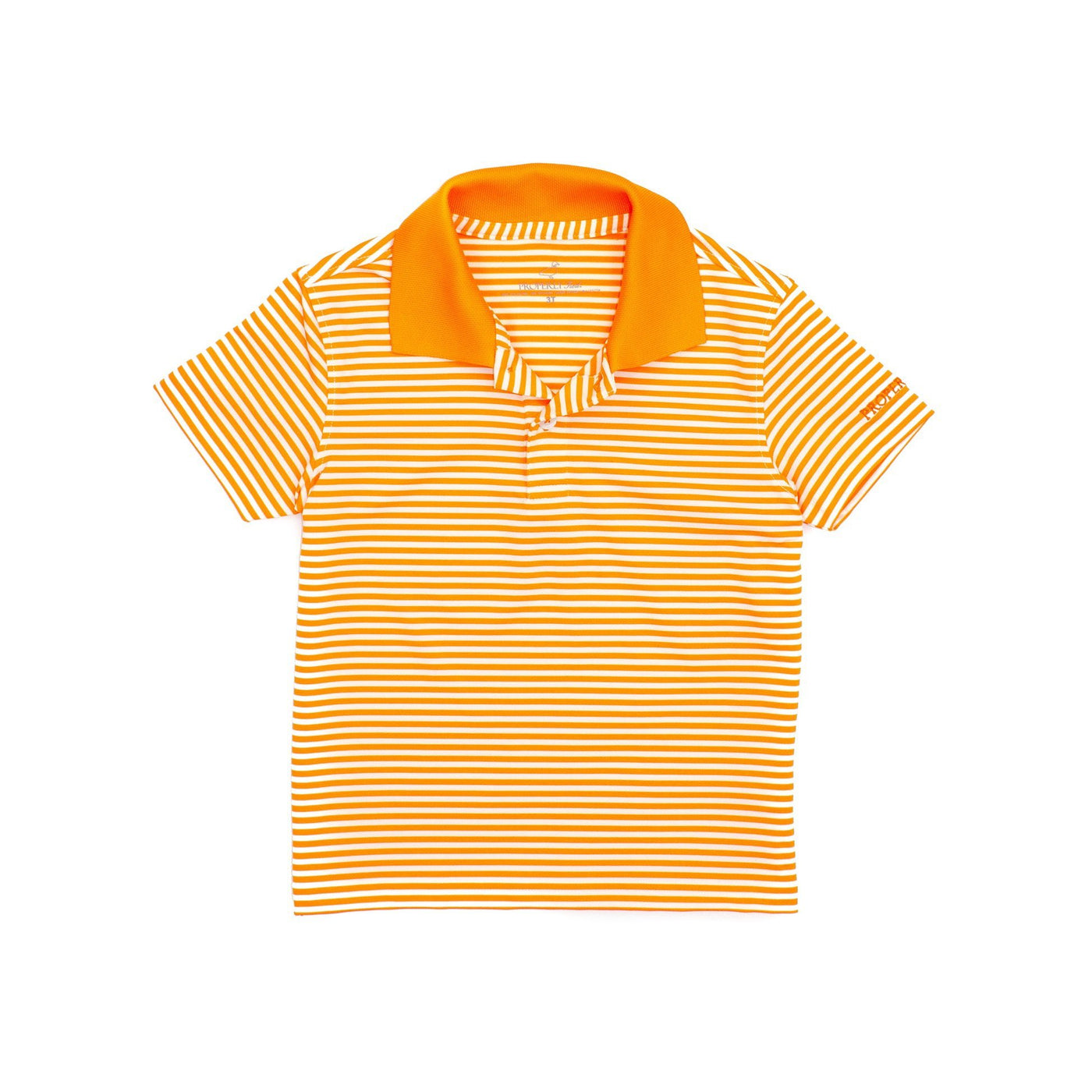 Properly Tied - LD Baby Dallas Polo Orange-B Top-Graceful & Chic Boutique, Family Clothing Store in Waxahachie, Texas