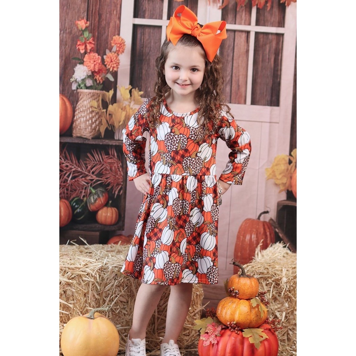 Pumpkin About Her Dress-G Dress-Graceful & Chic Boutique, Family Clothing Store in Waxahachie, Texas