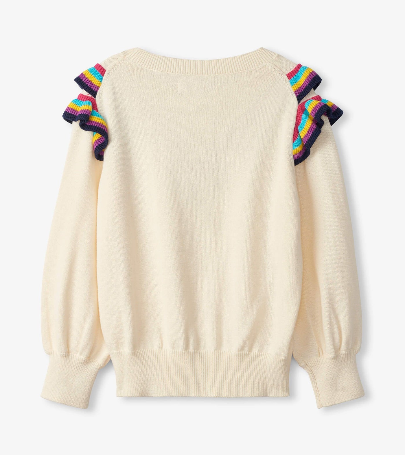 Rainbow Ruffle Sweater-G Top-Graceful & Chic Boutique, Family Clothing Store in Waxahachie, Texas