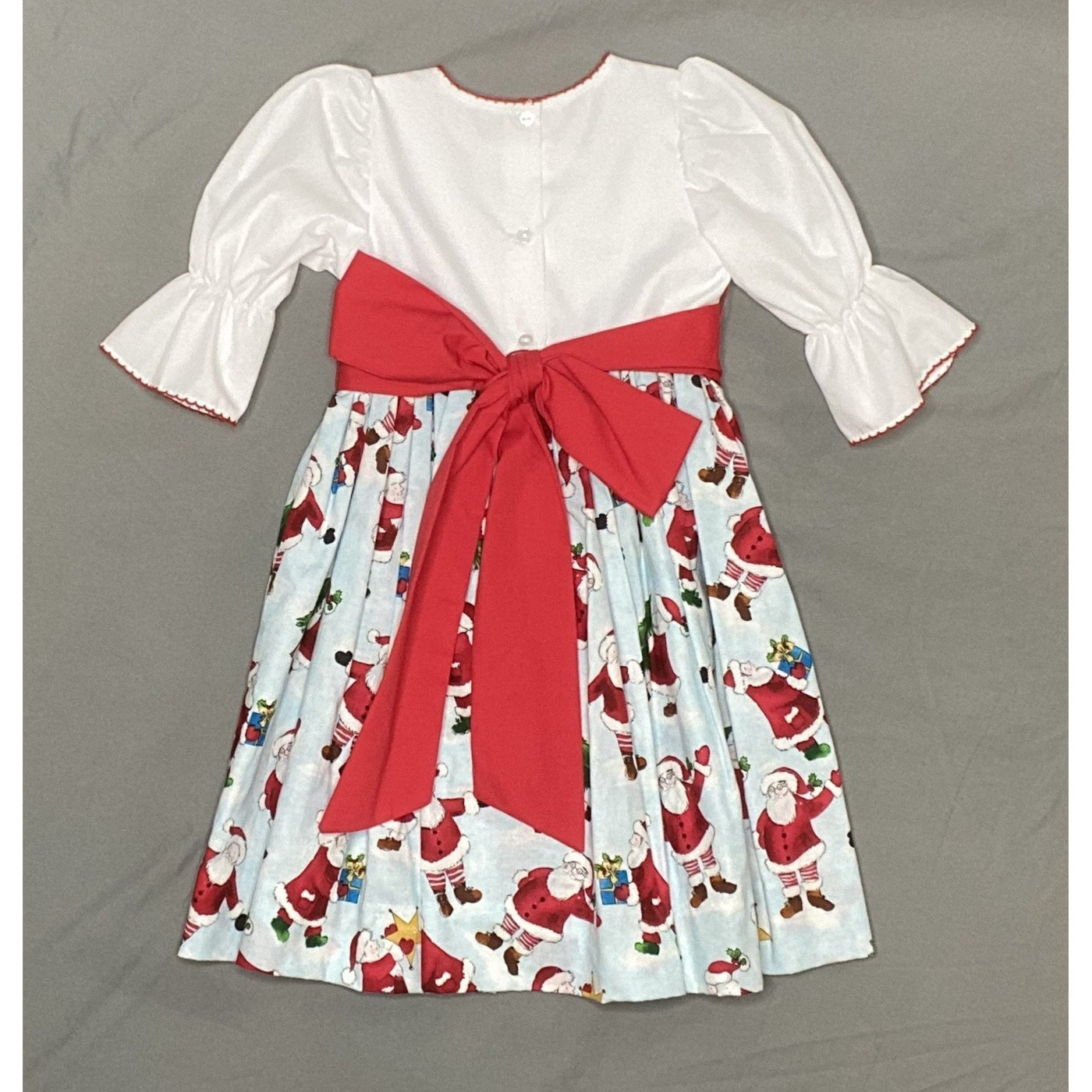Santa Collection White Dress-G Dress-Graceful & Chic Boutique, Family Clothing Store in Waxahachie, Texas