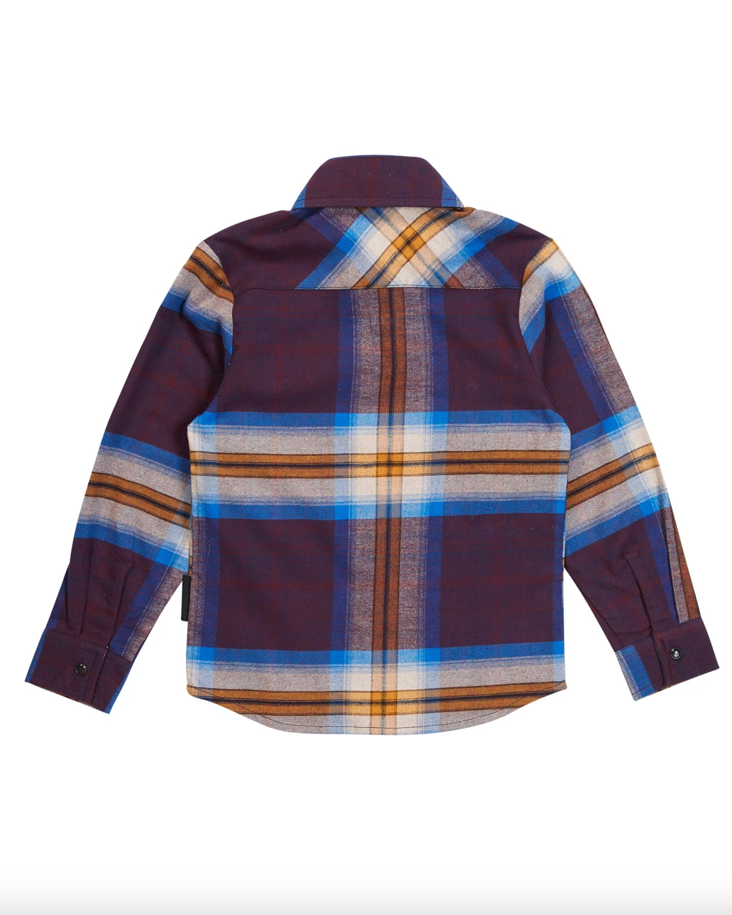 Burgundy & Blue Knuckleheads Long Sleeve Plaid Rockabilly Shirt | The Perfect Pair-B Top-Graceful & Chic Boutique, Family Clothing Store in Waxahachie, Texas