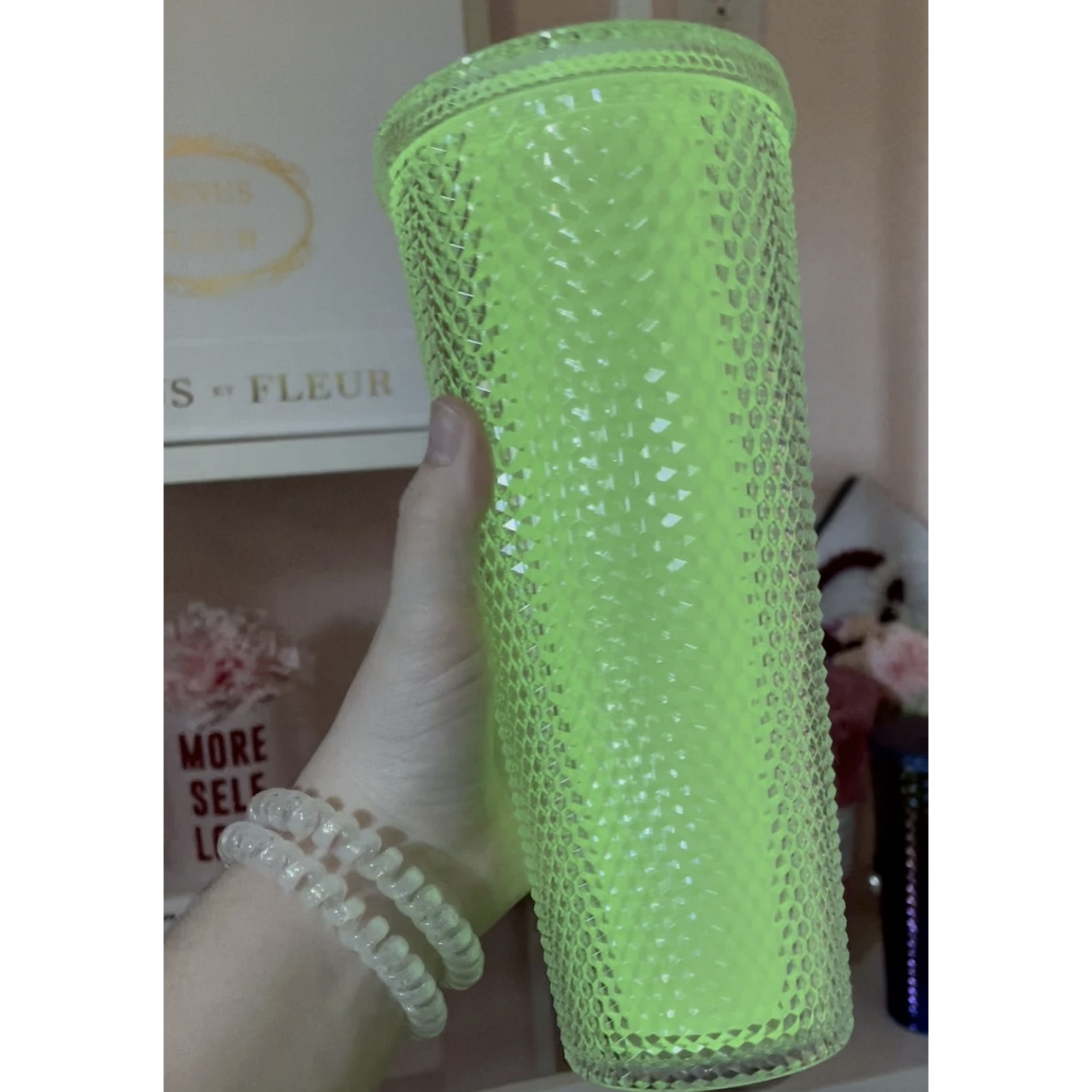 Glow In The Dark Studded Tumbler-W Accessories-Graceful & Chic Boutique, Family Clothing Store in Waxahachie, Texas