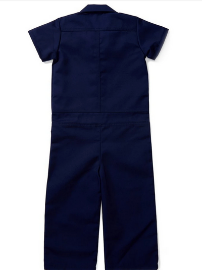 Knuckleheads Boys/ Girls Navy Grease Monkey Coverall | The Perfect Pair-B Romper-Graceful & Chic Boutique, Family Clothing Store in Waxahachie, Texas